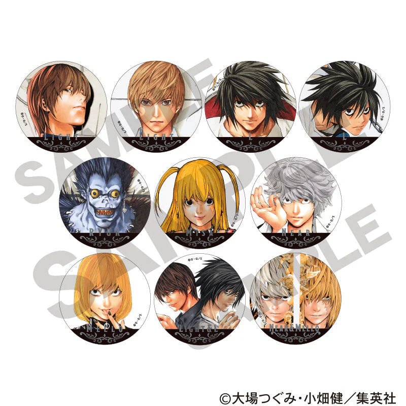 DEATH NOTE Trading Metal Pin Badge (pack of 10) 死亡 筆記 襟章