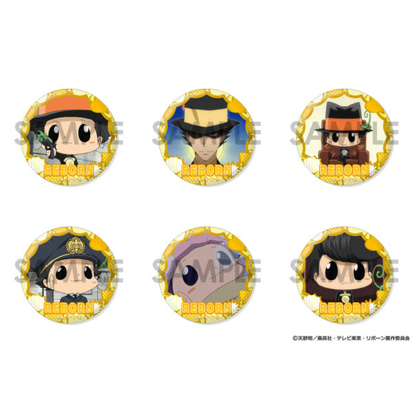 Katekyo Hitman Reborn! Reborn Selection Can Badge Set 家庭教師 襟章 利邦