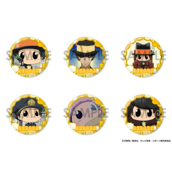 Katekyo Hitman Reborn! Reborn Selection Can Badge Set 家庭教師 襟章 利邦