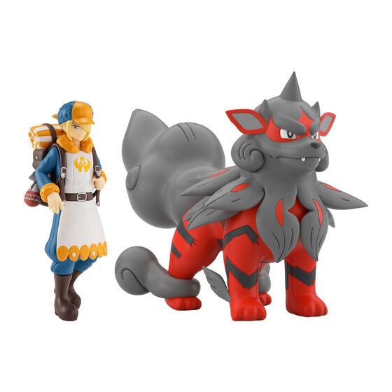 POKÉMON SCALE WORLD HISUI REGION VOLO & ARCANINE (HISUIAN FORM) W/O GUM 寵物小精靈 寶可夢 洗翠地區 望羅&風速狗(洗翠型態)