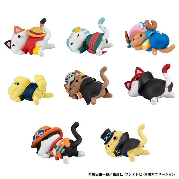 MEGA CAT PROJECT ONE PIECE Nyan Piece Nyan！Stickie！(set of 8) 海賊王 貓