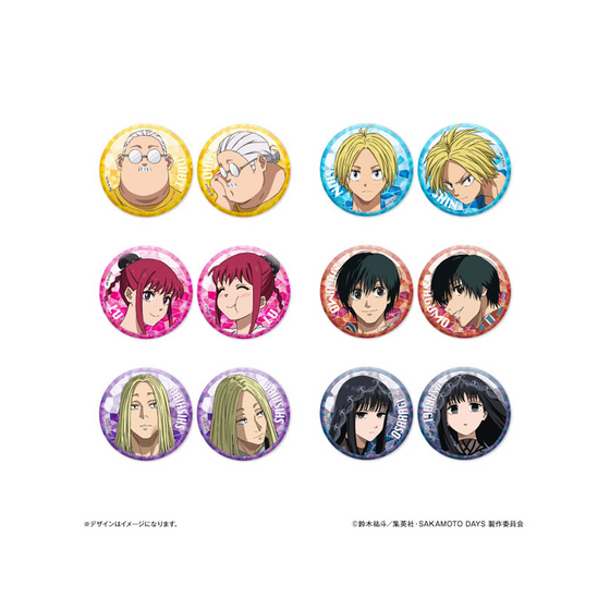 SAKAMOTO DAYS Kirakira Trading Badges (set of 12) 坂本日常 坂本太郎
