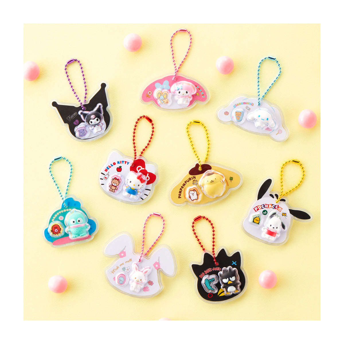 Sanrio Characters Package Charm & Chocoboro (box of 10) 三麗鷗