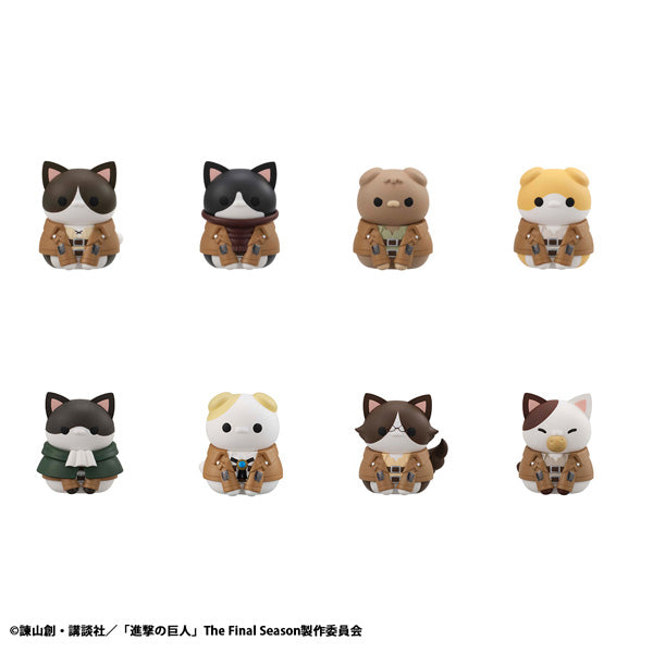MEGA CAT PROJECT Attack on Titan Attack on Tinyan Gathering Scout Regiment danyan！(set of 8) (2026 Jan Resale ver.) 進擊的巨人
