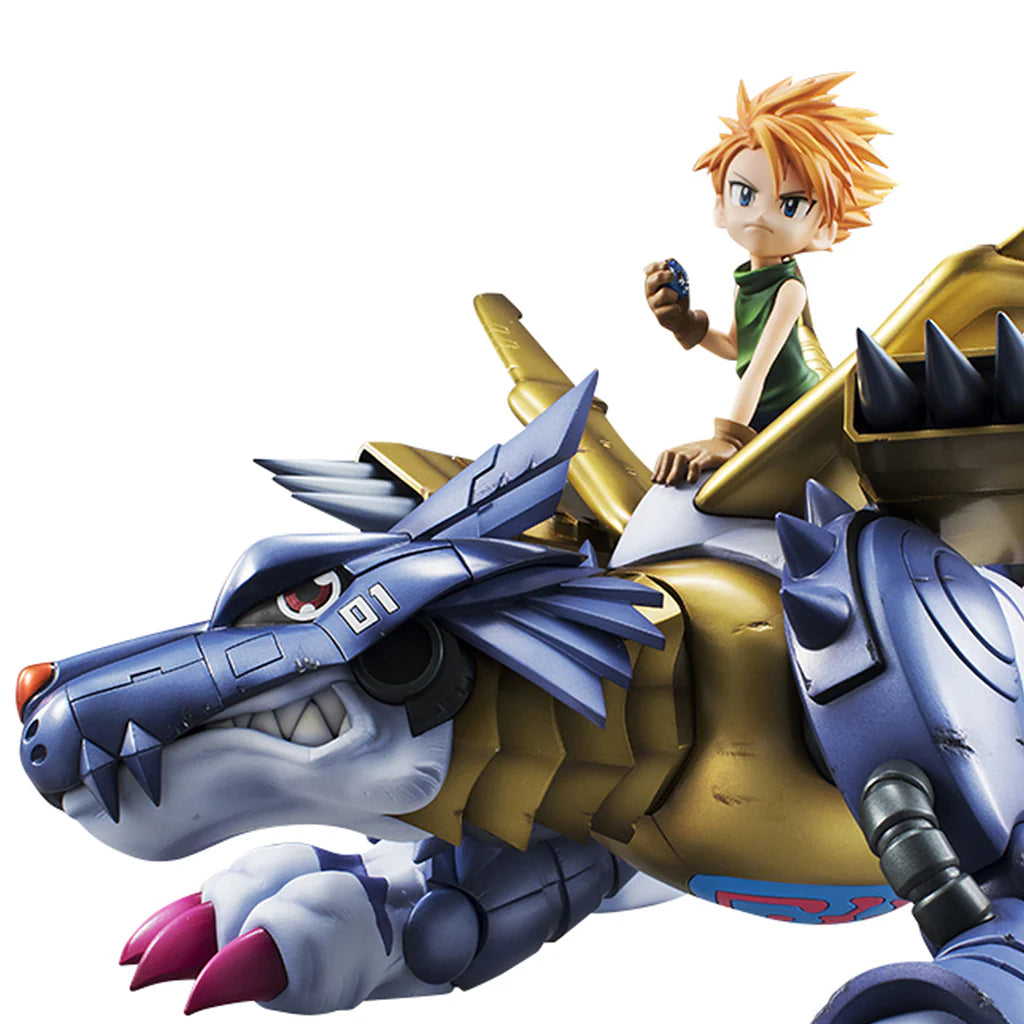 Precious G.E.M. Series Digimon Adventure Metal Garurumon & Ishida Yamato  數碼暴龍 鋼鐵加魯魯獸＆石田大和