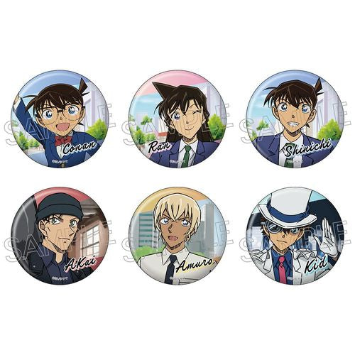 Detective Conan High Five Can Badge (set of 6) 名偵探 柯南 襟章
