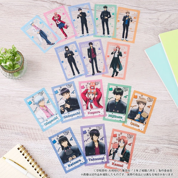 3rd Year Z Class Ginpachi Sensei with CAT Clear Sheet Collection (set of 8) 銀魂 銀八