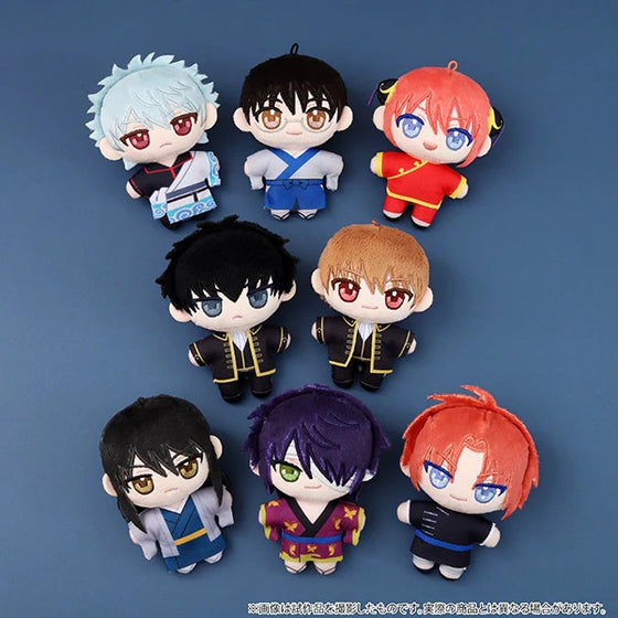 Gintama Plush Mascot (Sakata Gintoki / Shinpachi Shimur / Kagura / Hijikata Toushirou / Okita Sougo / Kotaro Katsura / Takasugi Shinsuke / Kamui) 銀魂