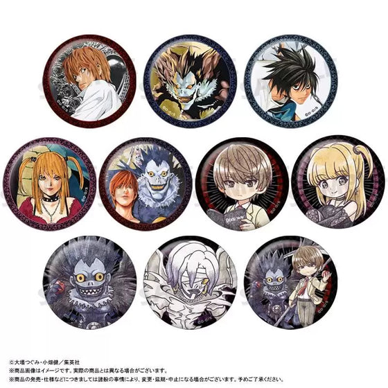 DEATH NOTE PU Leather Badge Collection vol.1 (set of 10) 死亡筆記 襟章