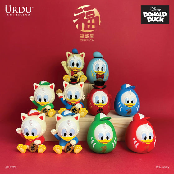 Urdu - Disney Fukuheya Lucky Series S4 - Donald Duck & Scrooge McDuck (box of 8) 迪士尼 唐老鴨 史高治 福部屋招財貓