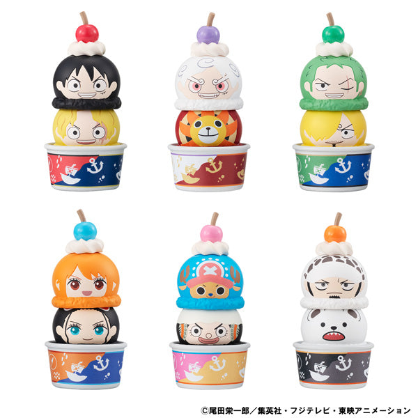 Tsumichen Stack up & Change ONE PIECE (set of 6) 海賊王