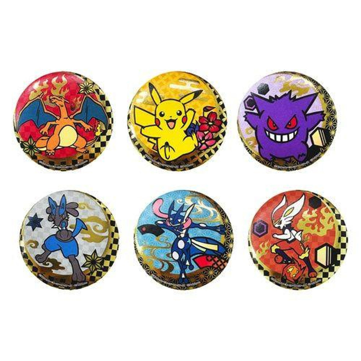 Pokemon Paper Cutting Foil Stamped Can Badge B (2026 JUL ver.) (Box of 6) 寵物 小 精靈 寶可夢 襟章