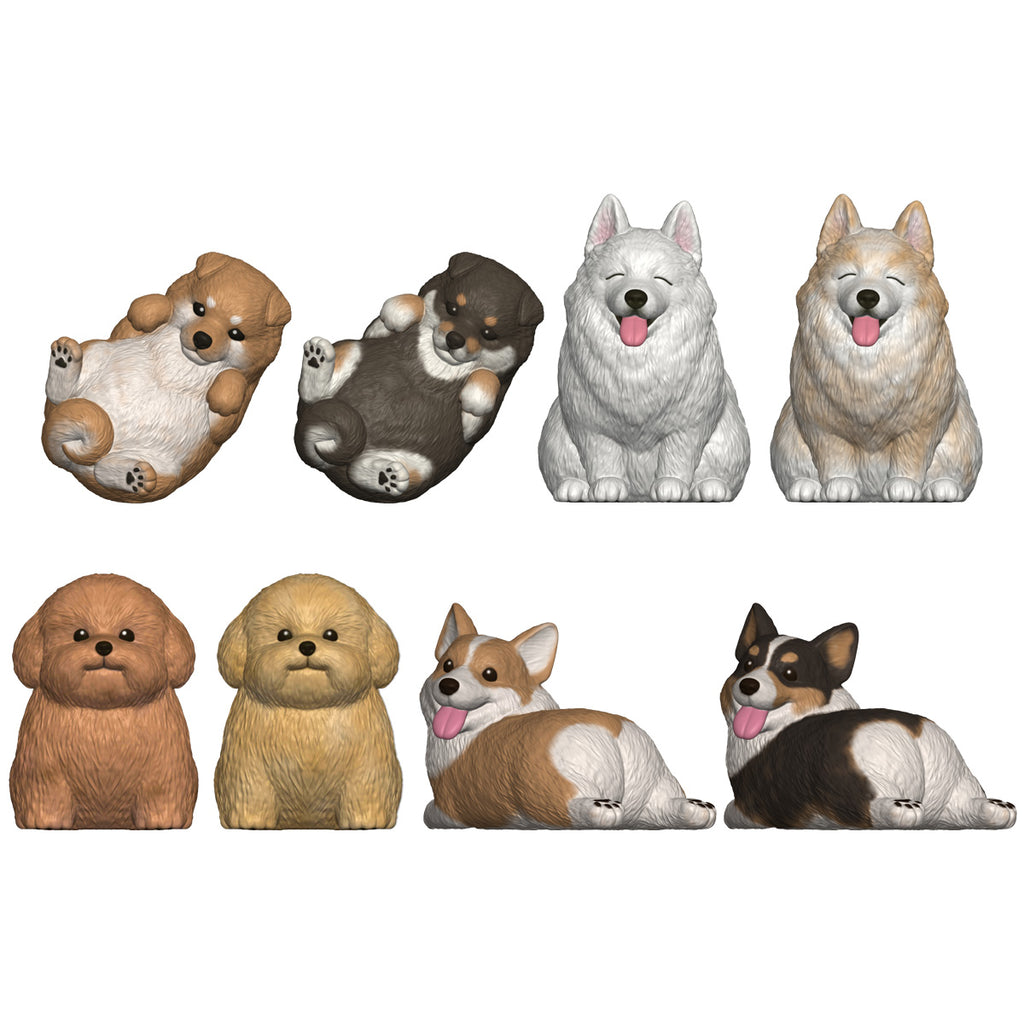 MOCCHIRI KORORIN ♪DOGS W/O GUM (set of 8) 狗