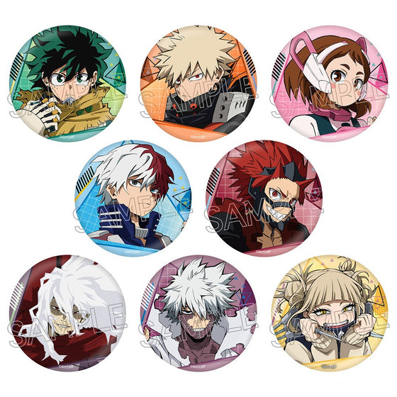 My Hero Academia Shine Series Sparkly Can Badge (set of 8) 我的英雄學院 襟章