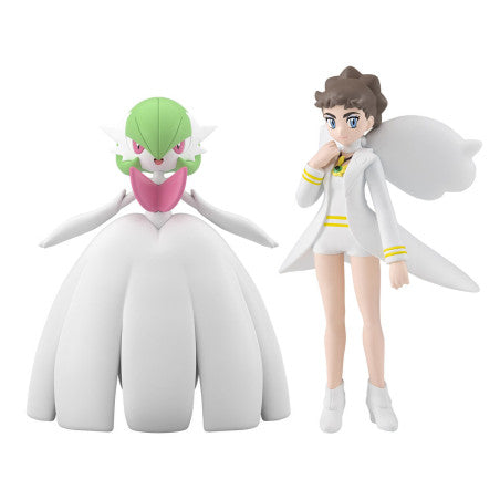 POKÉMON SCALE WORLD KALOS REGION DIANTHA & MEGA GARDEVOIR W/O GUM 寵物小精靈 寶可夢 卡洛斯地區 卡露妮 & MEGA 沙奈朵