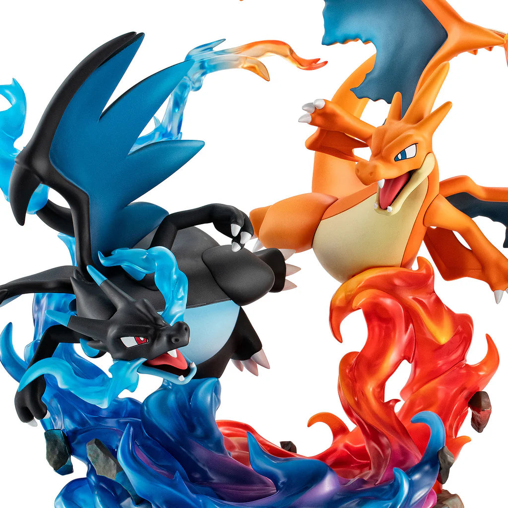 G.E.M.EX Series Pokémon - Mega Charizard X & Mega Charizard Y
