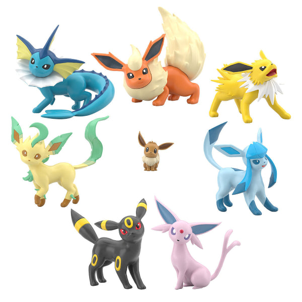 POKÉMON SCALE WORLD PALDEA REGION EEVEE EVOLVE SET W/O GUM (2025 DEC ver.) 寵物小精靈 寶可夢 伊貝進化 套裝 帕底亞地區