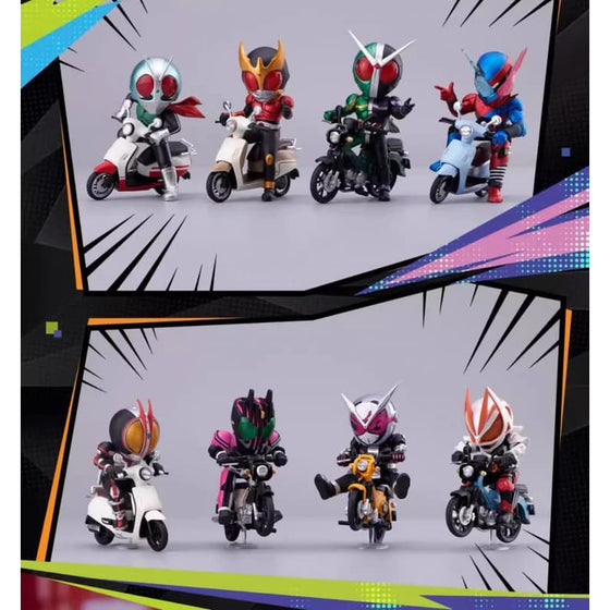 BNFIGURE Q KAMEN RIDER X HONDA (set of 8) 幪面超人 電單車