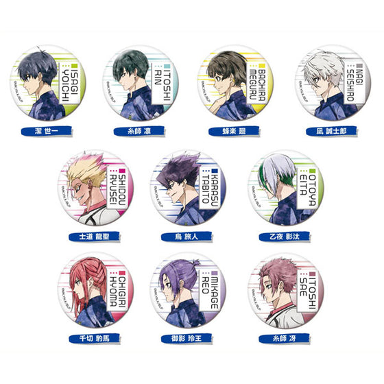 CAN Badge Blue Rock Letacolle Vol.2 (set of 10) 藍色監獄 襟章