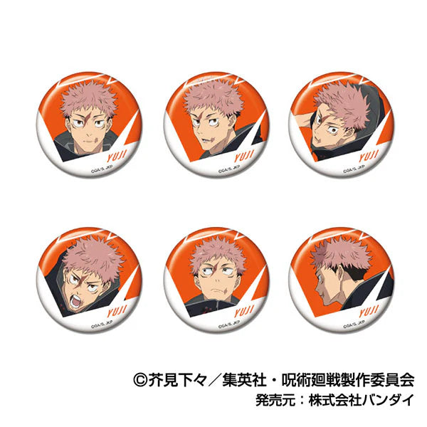 Jujutsu Kaisen - Death Extinction Tour CAN Badge Vol.2 Yuji Itadori (Set of 6) 咒術迴戰 襟章 虎杖 悠仁
