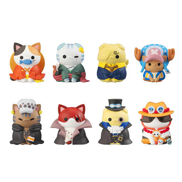MEGA CAT PROJECT ONE PIECE: NYAN PIECE NYAN! I'll Become the Cat Pirate King! (set of 8) (2025 Apr resale ver.) 海賊王