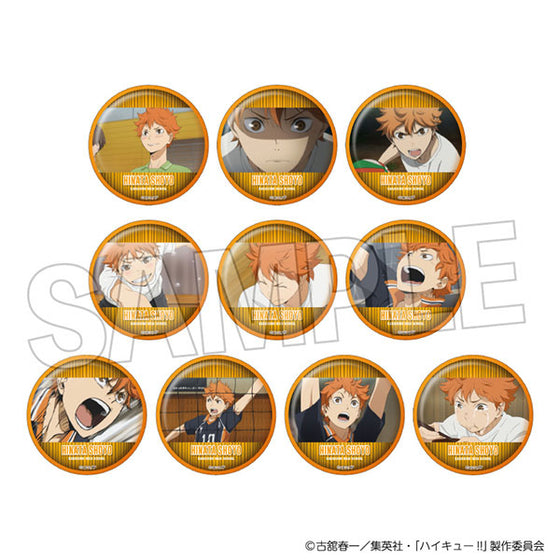 Haikyu!! Trading Badges 3 Hinata Shoyo (pack of 10) 排球少年 日向 翔陽 襟章