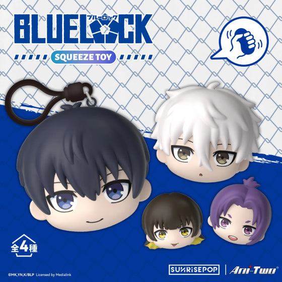 [SUNRISEPOP] BlueLock Squeeze Toy (set of 4)藍色監獄 壓力球 公仔 蜂樂迴 潔世一 御影玲王 凪誠士郎