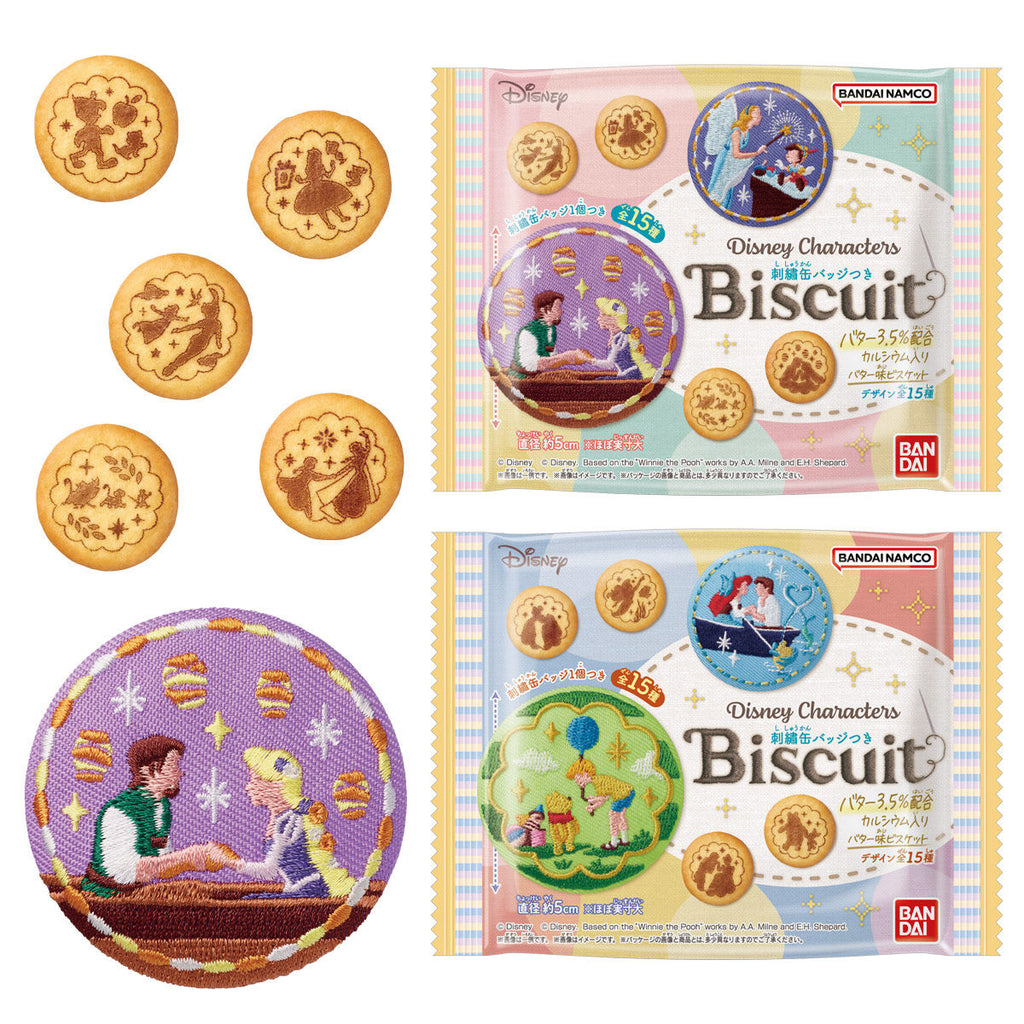 Disney Characters Embroidered Biscuit Badge vol. 1 (pack of 12) 迪士尼 刺繡 襟章