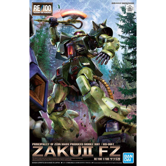 RE/100 1/100 Zaku II Kai 機動戰士 高達 渣古II FZ