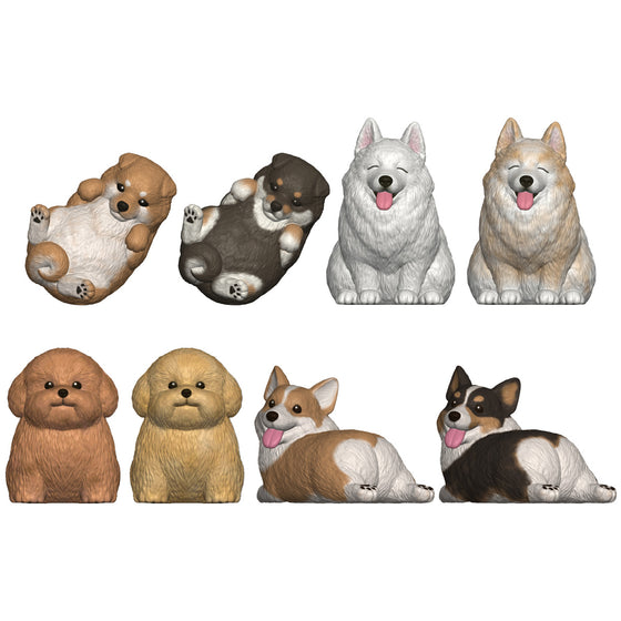 MOFUMOFU TE-NORI FRIENDS 3 (set of 8) 掌上動物 狗