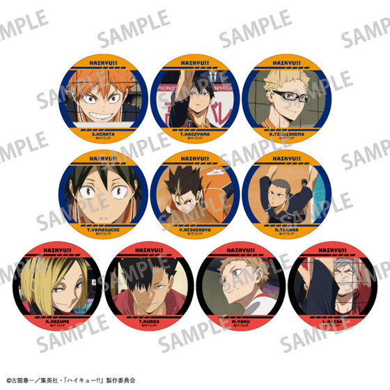 Haikyu!! Trading Badges (set of 10) 排球少年 襟章 徽章