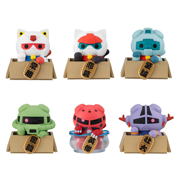 MEGA CAT PROJECT MOBILE SUIT GUNDAM NYANDAM - LUCKYCAT (set of 6) 機動戰士 高達