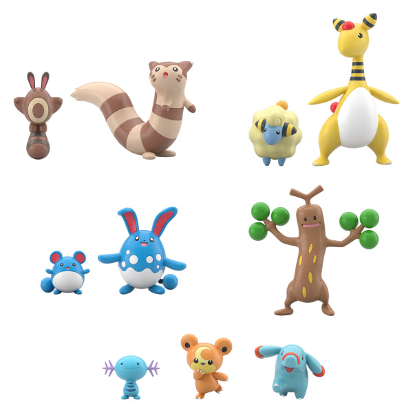POKEMON SCALE WORLD JOHTO REGION 2 SET 精靈寶可夢 城都地區 2