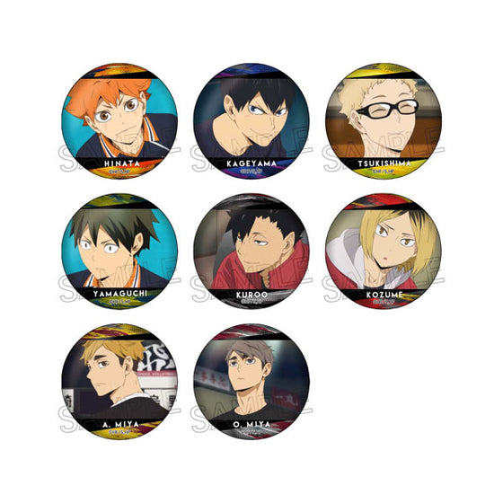 Haikyu!! Hundred Faces Can Badge Vol.5 (set of 8) 排球少年 百面相 襟章 徽章
