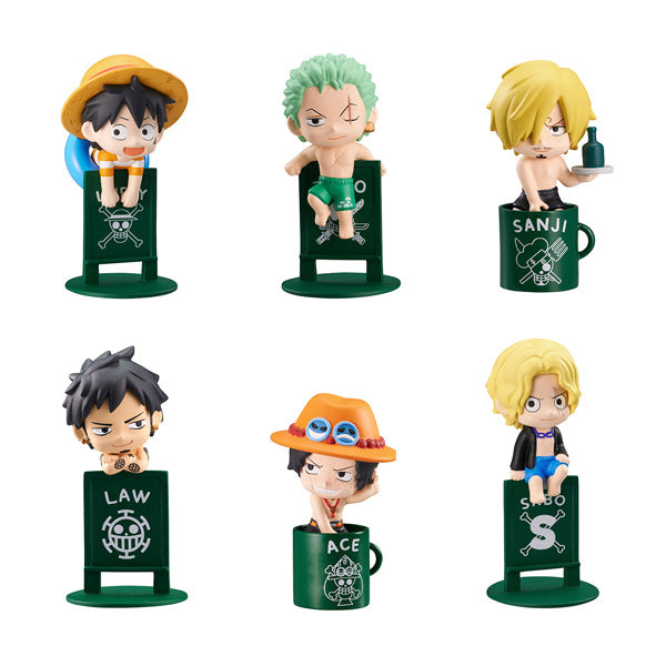 Ochatomo series ONE PIECE Pirates on Vacation (Box of 8) 海賊王 杯緣子