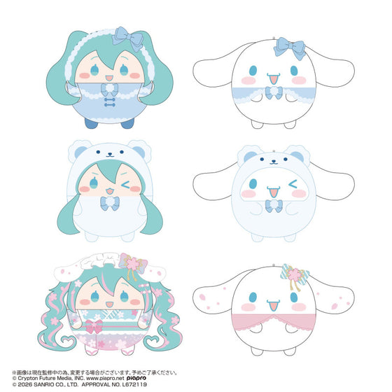 初音未來 x 玉桂狗 角色胖胖公仔掛飾 第4彈 (一盒6個)