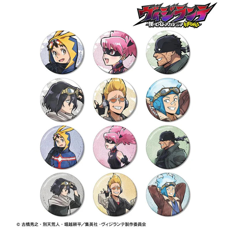 Vigilante - My Hero Academia ILLEGALS - Original Illustration Ayumi Ver. Trading Glitter Can Badge (pack of 12) 我的英雄學院 襟章