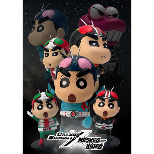 Mask Rider Blind Box Crayon Shinchan x Masked Rider's Blind Box Series (box of 6) 幪面超人 蠟筆小新 ...