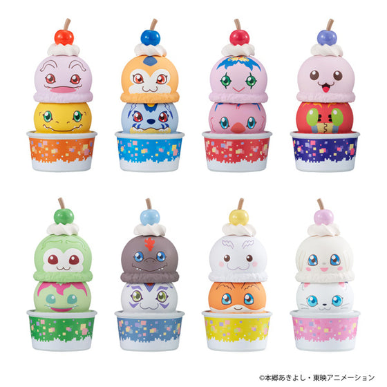 Tsumichen Stack up & Change Digimon Adventure (set of 8) 數碼暴龍