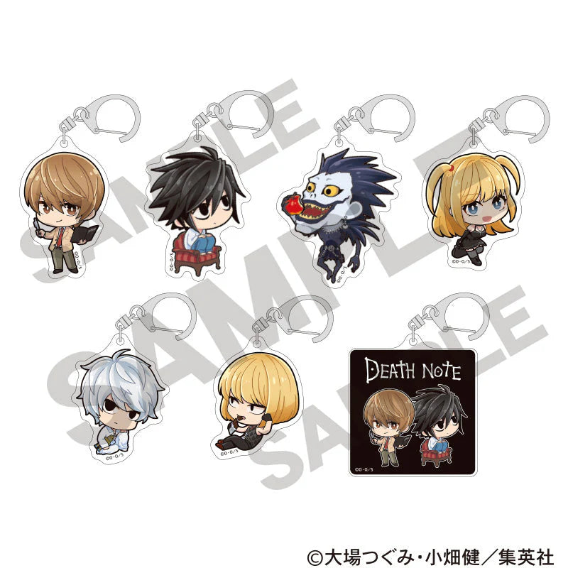 DEATH NOTE Trading Acrylic Keychain (set of 7) (2026 Jun ver.) 死亡筆記 掛件 匙扣