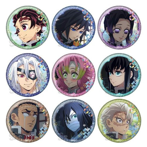 Demon Slayer Glitter Can Badge Vol. 2 (pack of 9) 鬼滅之刃 襟章