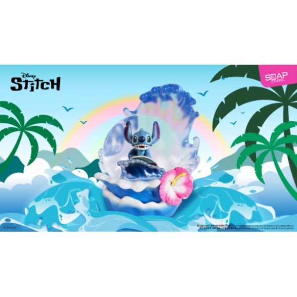 Disney Stitch Flower Surfing Snow Globe 迪士尼 扮嘢小魔星 星際寶貝 史迪仔