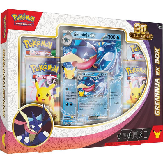 30th Celebration Greninja ex Box - ME: 30th Celebration (ENG ver.) 寵物小精靈 寶可夢 忍蛙 卡牌 對戰咭 PTCG