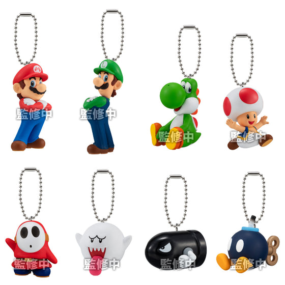 SUPER MARIO MASCOT CHARM COLLECTION W/O GUM (box of 10 packs) (2025 JUL ver.) 瑪利奧 瑪利歐 鎖匙扣 吊飾 掛飾