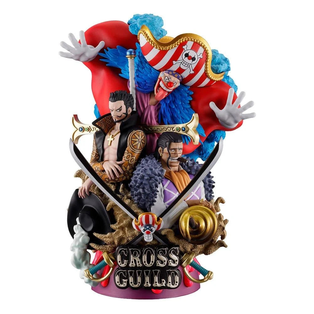 PETITRAMA DX  ONE PIECE LOGBOX RE BIRTH 03 Cross Guild 海賊王 十字公會 (巴基 鱷魚 鷹眼)