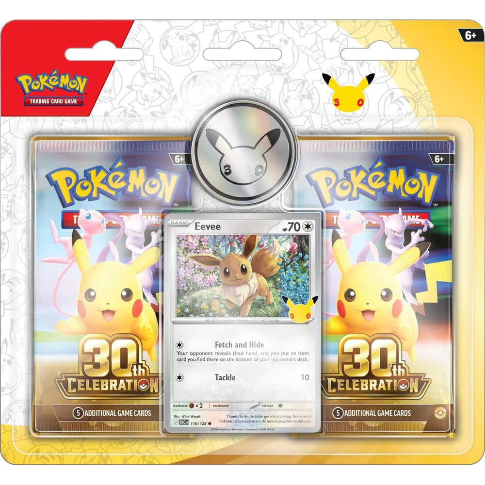 30th Celebration 2-Pack Blister - ME: 30th Celebration (ENG ver.) 寵物小精靈 寶可夢 30周年 對戰咭 PTCG