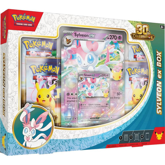 30th Celebration Sylveon ex Box - ME: 30th Celebration (ENG ver.) 寵物小精靈 寶可夢 仙子伊貝 卡牌 對戰咭 PTCG