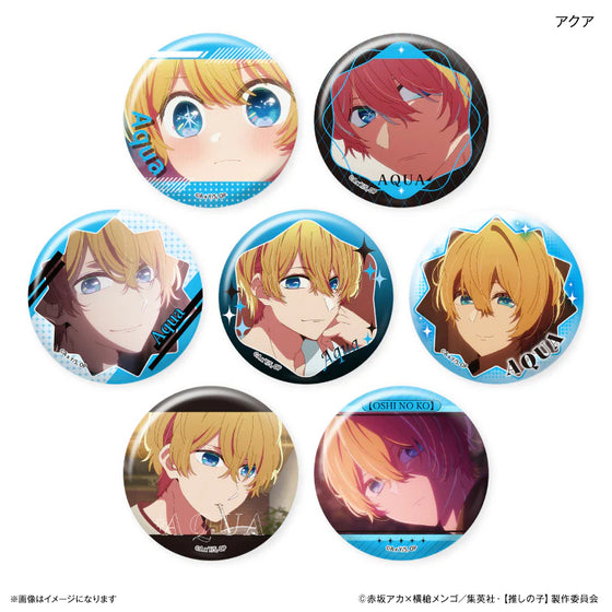 [Oshi no Ko] Aqua Trading Can Badge (set of 7)我推的孩子 襟章 星野愛久愛海 阿庫亞