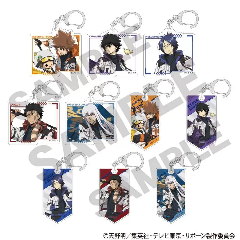 Katekyo Hitman REBORN! Trading Acrylic Keychain (set of 10) 家庭教師 掛件 匙扣
