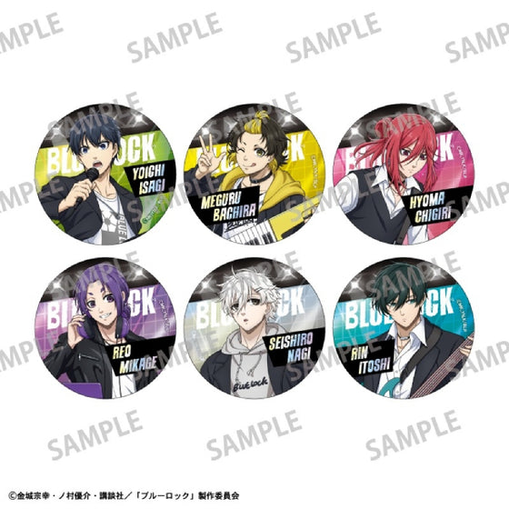 Blue Lock Trading Metallic Badges (Rock Band) (set of 6) 藍色監獄 襟章